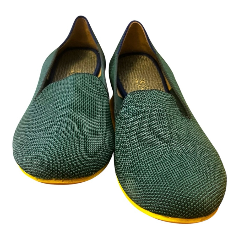 Rothy's Almond Loafer, Size 8, Teal Green/Blue Sage - Picture 3 of 11